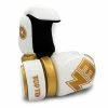 Playwell Top Ten WAKO Approved Kids Pointfighter Glossy Gloves - White