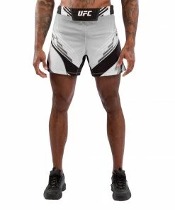 Playwell Venum MMA Shorts & Clothing Venum X UFC Authentic Short Fit Mens Fight Shorts - White
