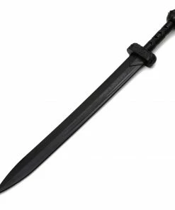 Playwell Rubber/Foam/Plastic Weapons Black Polypropylene Full Contact Roman Gladiator Sword - V1
