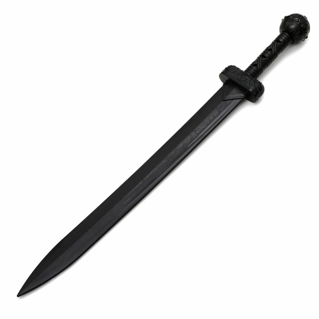 Playwell Rubber/Foam/Plastic Weapons Black Polypropylene Full Contact Roman Gladiator Sword - V1 1 Playwell Rubber/Foam/Plastic Weapons Black Polypropylene Full Contact Roman Gladiator Sword - V1