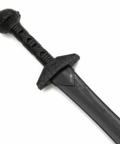 Playwell Rubber/Foam/Plastic Weapons Black Polypropylene Full Contact Roman Gladiator Sword - V2
