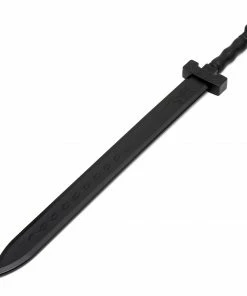 Playwell Black Polypropylene Full Contact Roman Gladiator Sword - V3 Rubber/Foam/Plastic Weapons