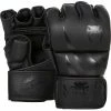 Playwell Venum MMA Challenger 4oz Fight Gloves - Matte Black/Black Mixed Martial Arts And Grappling Gloves