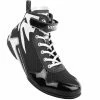Playwell Venum Elite Low Top Giant Boxing Shoes - Black/ White