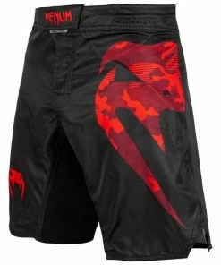 Playwell Venum Light 3:0 Fight Shorts Black/Red Venum MMA Shorts & Clothing