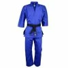 Playwell Karate Blue V-Neck Pull Over Uniform : Children - 9oz Karate Uniforms