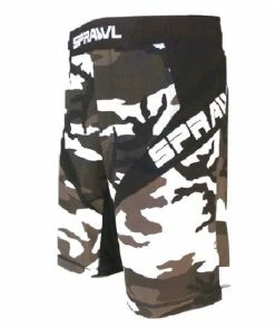 Playwell Sprawl Fusion 3 Series Fight Shorts - Urban Camo Sprawl MMA Grappling Shorts & Tops