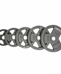 Playwell Strength Training Equipment Weighted Iron Cast Weight Plates - Sold As Singles