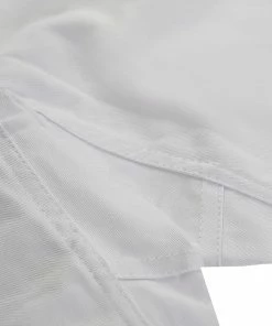 Playwell Full Contact Trousers - White W/ 2 Black Stripes Cotton