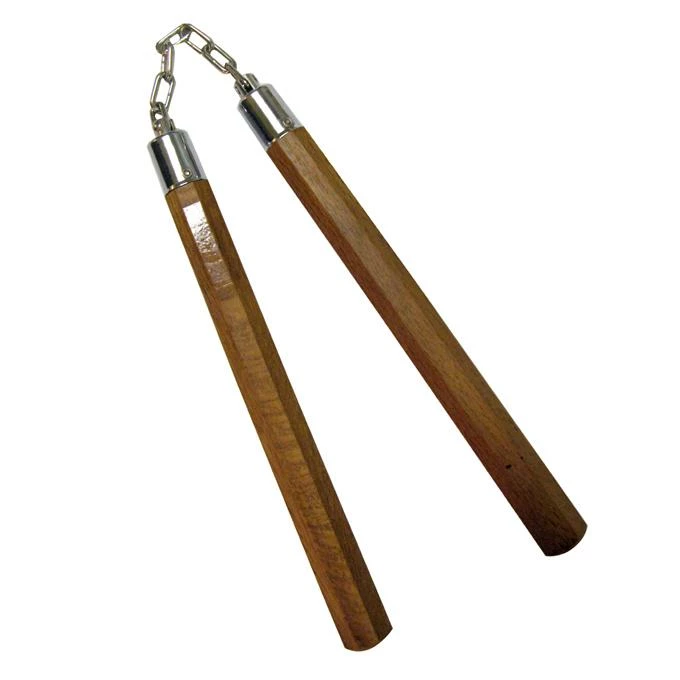 Playwell NR-041: Nunchaku Octagonal Red Wood With BB Nunchucks 1 Playwell NR-041: Nunchaku Octagonal Red Wood With BB Nunchucks